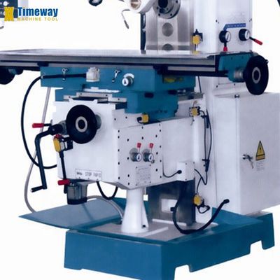 Máquina de fresado de rodilla universal 2220x1660x2020 Modelo y torreta Combinación de cabeza giratoria