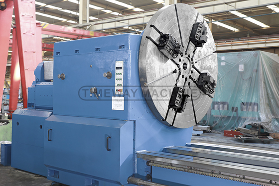 Torno CNC metálico AK-2000H Alta precisión y trabajo pesado con el par máximo del mandril 80KN.m