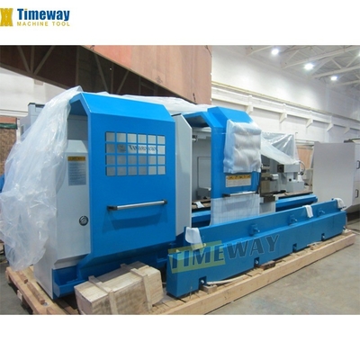 1640mm Swing Flat Bed CNC Lathe Machine con 9800KG de peso y el requisito del cliente