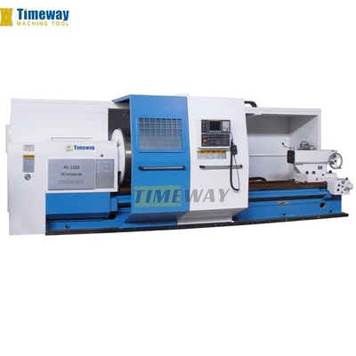 1640mm Swing Flat Bed CNC Lathe Machine con 9800KG de peso y el requisito del cliente