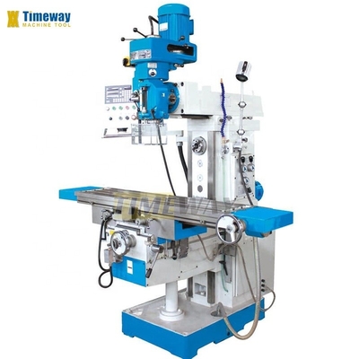Máquina de fresado de torreta manual de 1000 mm con rango de velocidad del husillo 65-4660 rpm