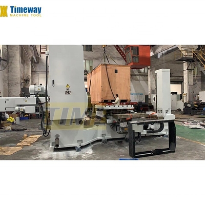 Máquina de perforación y fresado horizontal de 5000 mm con tabla de configuración giratoria manual