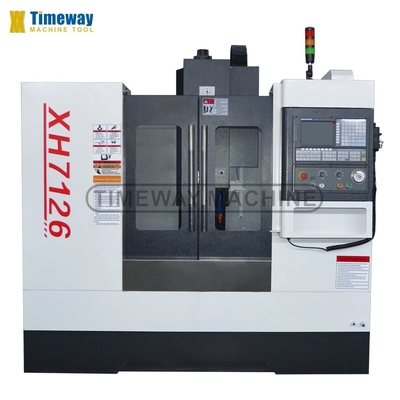 2400KG de peso Tipo de cama Máquina de fresado vertical Herramienta XH7126 con 12 ATC Capacidad
