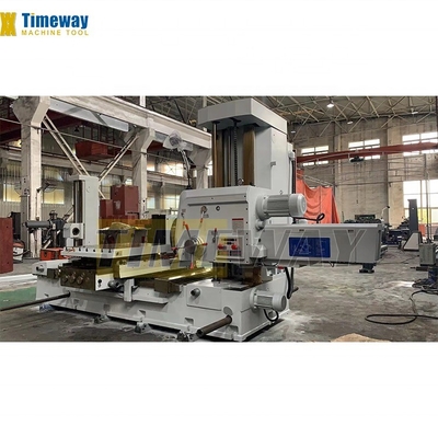 Máquina de perforación y fresado horizontal de 5000 mm con tabla de configuración giratoria manual