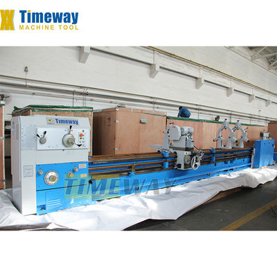 1100 mm de ancho de cama Torno manual convencional de metal para el mecanizado de acero de alta productividad