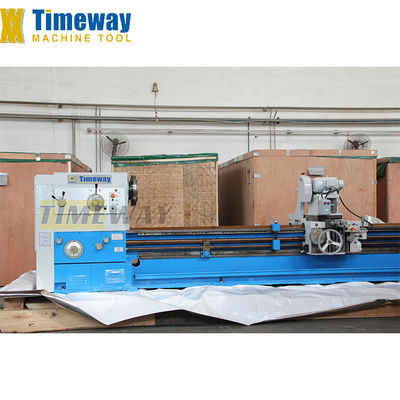1100 mm de ancho de cama Torno manual convencional de metal para el mecanizado de acero de alta productividad