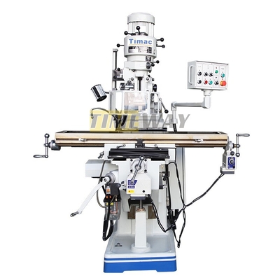 Máquina de fresado de torreta universal con capacidad de mecanizado ligera 1280 kg de peso