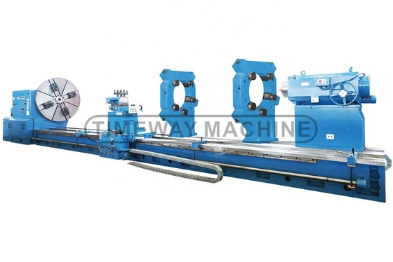 Timeway AL-2500H Torno horizontal de alta precisión de trabajo pesado de 75 kW Potencia del motor del eje