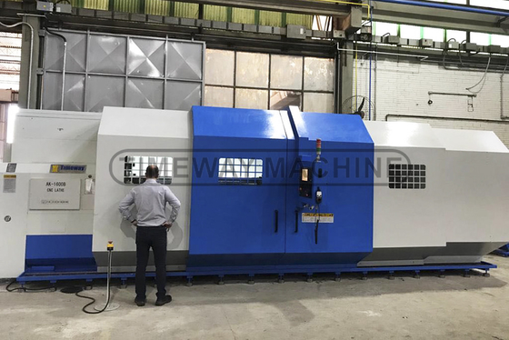 Métrico de 140 huso de conexión de trabajo pesado máquina de torno CNC horizontal AK-1250B torno equipo