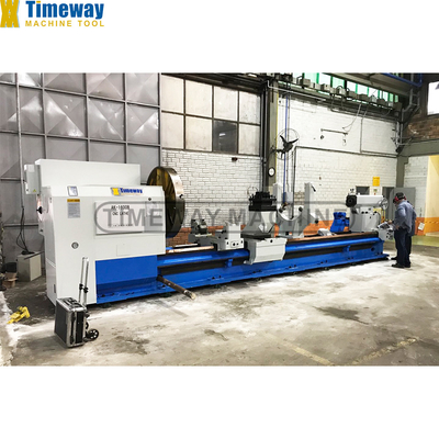 Procesamiento de metales de trabajo pesado simplificado cama plana máquina de torno horizontal CNC AK-1600B