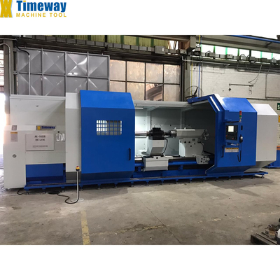 Procesamiento de metales de trabajo pesado simplificado cama plana máquina de torno horizontal CNC AK-1600B