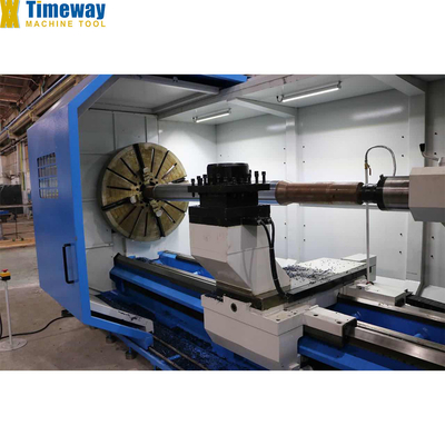 Procesamiento de metales de trabajo pesado simplificado cama plana máquina de torno horizontal CNC AK-1600B