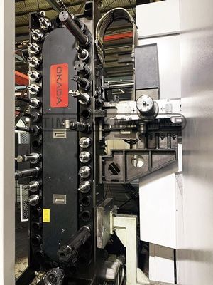 24 Revista de herramientas Capacidad Centro de mecanizado horizontal CNC de alta precisión de cuatro ejes