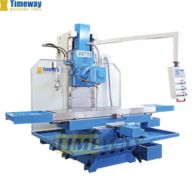 7300 kg peso BM715 fresadora vertical para el procesamiento de metales versátiles