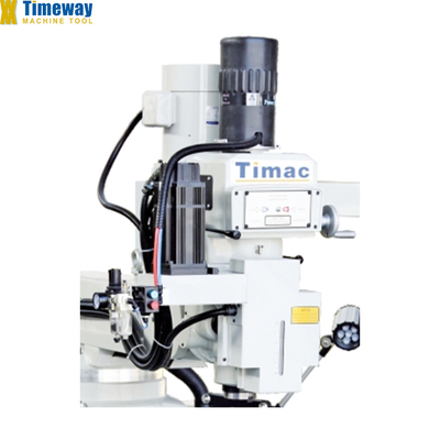 Industria CNC Metal vertical Torreta Universal Fresadora KTM230 con ángulo de giro de ± 90°