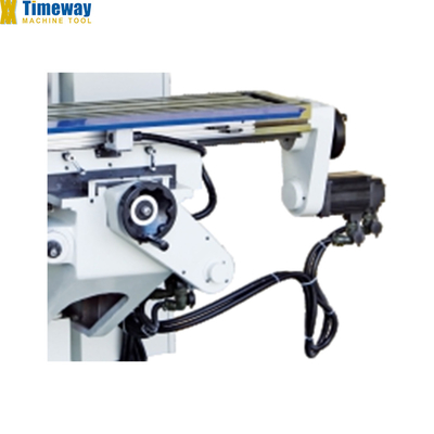 Industria CNC Metal vertical Torreta Universal Fresadora KTM230 con ángulo de giro de ± 90°