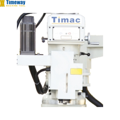Industria CNC Metal vertical Torreta Universal Fresadora KTM230 con ángulo de giro de ± 90°