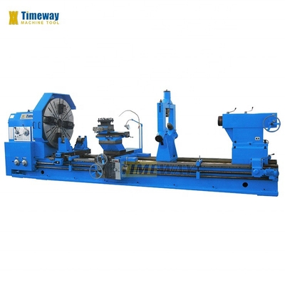 Torno de giro horizontal manual de alta capacidad para piezas de trabajo de hasta 11800 mm