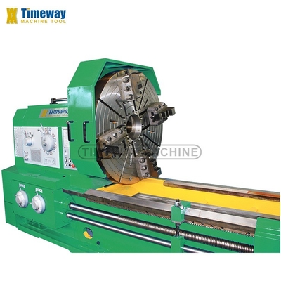 Torno de giro horizontal manual de alta capacidad para piezas de trabajo de hasta 11800 mm