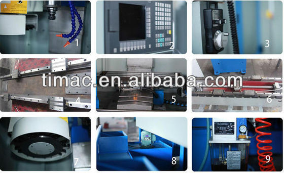 24 Revista de herramientas Capacidad VMC400 Centro de mecanizado vertical con 2.2Kw de alta precisión