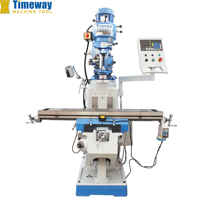 Máquina de fresado de torreta M250A para metal 380 mm Mesa de viaje 2024 fresado industrial