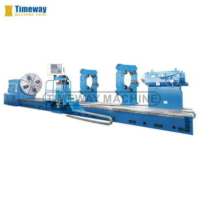 Torno CNC de metal Equipo AK-2500H Torno horizontal de trabajo pesado con 40000kg de peso máximo