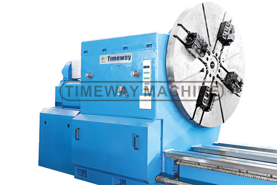 Torno CNC de metal Equipo AK-2500H Torno horizontal de trabajo pesado con 40000kg de peso máximo