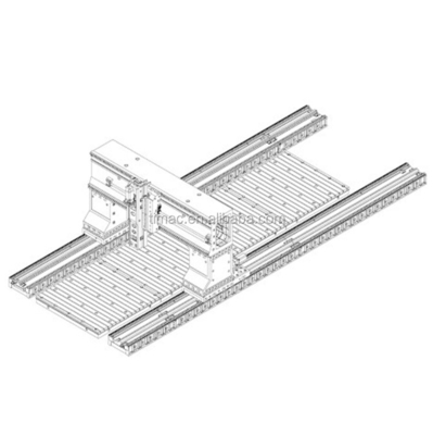 BT50 Centro de mecanizado de doble columna con viga fija de perno de huso para mecanizado pesado