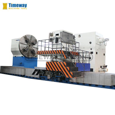 Máquina de procesamiento de metales AK-2200H Torno CNC de trabajo pesado con 725 mm de recorrido por eje X