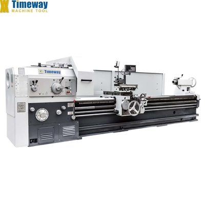 AL-1000 Máquina de torno horizontal de trabajo pesado para metal con perforación óptima del husillo 100 mm