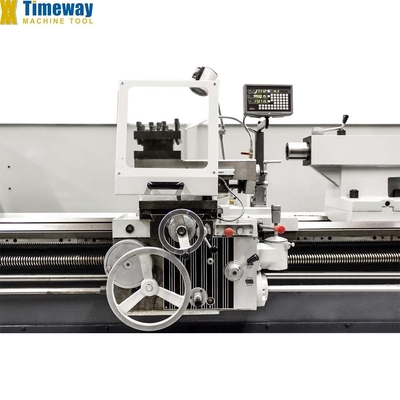AL-1000 Máquina de torno horizontal de trabajo pesado para metal con perforación óptima del husillo 100 mm