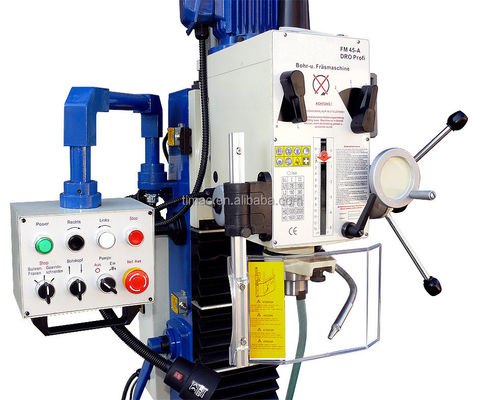 Máquina de fresado de perforación multifunción azul y blanco con CNC normal