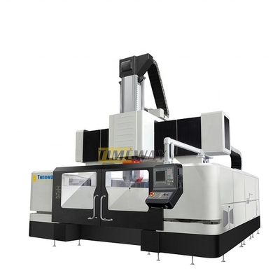 Máquina de fresado de portales CNC de alta precisión de 3 ejes con precisión de posicionamiento de 0,04 mm