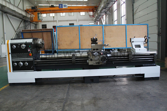 BL-800B Tipo de embrague máquina de tornillo de lecho abierto con perforación de husillo de 82 mm y peso de 3300 kg
