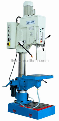 Capacidad de perforación máxima 50 mm Máquina de perforación con pilar de brazo radial para aplicaciones metálicas