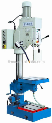 Capacidad de perforación máxima 50 mm Máquina de perforación con pilar de brazo radial para aplicaciones metálicas