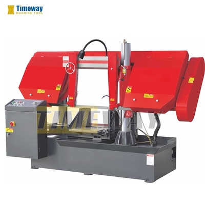 Capacidad de corte de 550 mm Máquina semiautomática de aserrar bandas metálicas con velocidad de hoja de 60 m/min