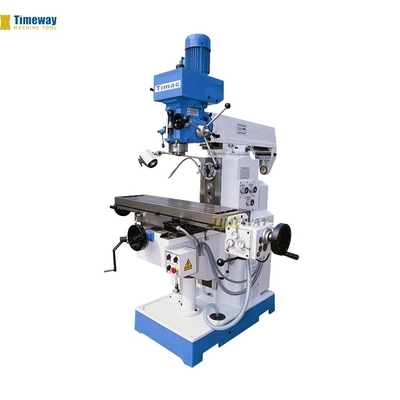 Máquina de fresado de perforación vertical opcional con desplazamiento de mesa de 400 mm y velocidad variable