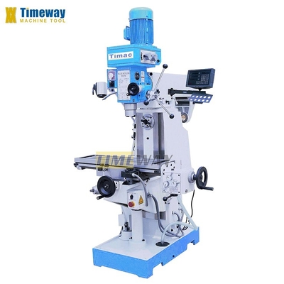Máquina de fresado de perforación vertical opcional con desplazamiento de mesa de 400 mm y velocidad variable