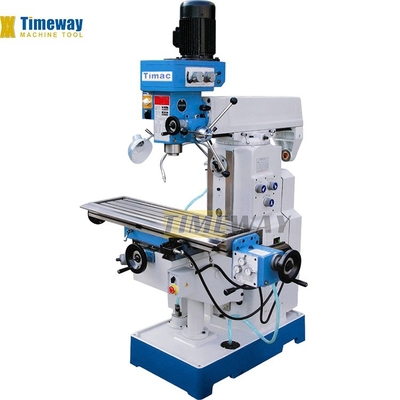 Máquina de fresado de perforación vertical opcional con desplazamiento de mesa de 400 mm y velocidad variable