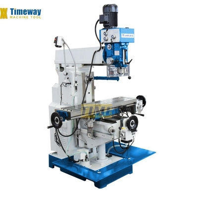 Máquina de fresado de perforación vertical con potencia del motor del husillo de 1,5 kW y recorrido de la mesa de 400 mm