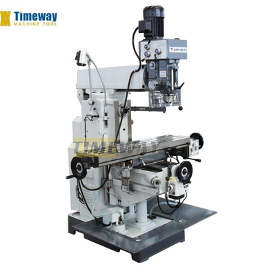 Máquina de fresado de perforación vertical con potencia del motor del husillo de 1,5 kW y recorrido de la mesa de 400 mm