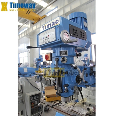 Máquina de fresado de perforación vertical con potencia del motor del husillo de 1,5 kW y recorrido de la mesa de 400 mm