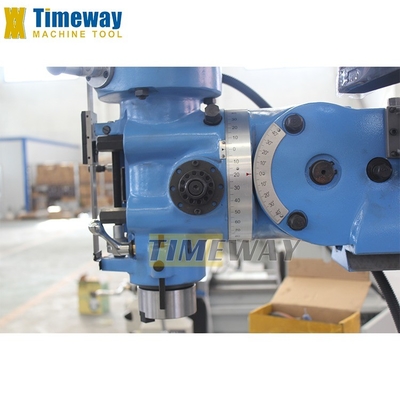 Máquina de fresado de perforación vertical con potencia del motor del husillo de 1,5 kW y recorrido de la mesa de 400 mm
