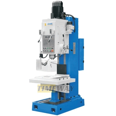 Máquina de perforación vertical de columna de caja de alta precisión para aplicaciones de perforación de metales