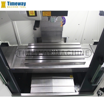 Mesa de trabajo Timeway 600x1300mm Centro de mecanizado vertical CNC con velocidad de husillo de 8000 Rpm
