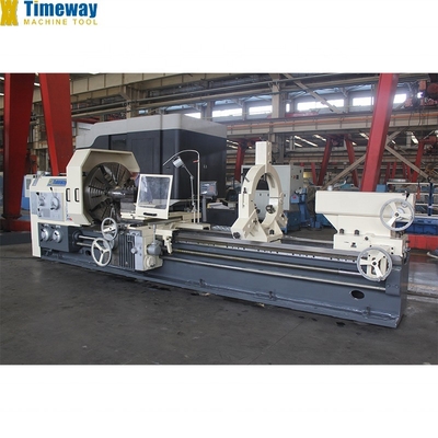 Mecanizado con el torno horizontal de trabajo pesado AL-1000B Max. longitud de la pieza de trabajo 12000mm