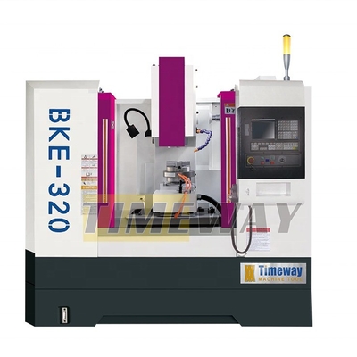 Máquina de ranura vertical CNC de pequeño tipo 460*320mm Mesa de trabajo Control de viaje KND1000M