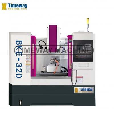 Máquina de ranura vertical CNC de pequeño tipo 460*320mm Mesa de trabajo Control de viaje KND1000M