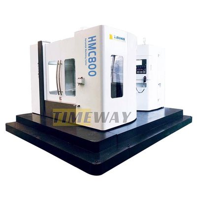 15 T Peso HMC800 Máquina de fresado CNC de 3 ejes para el mecanizado de metales Diseño horizontal